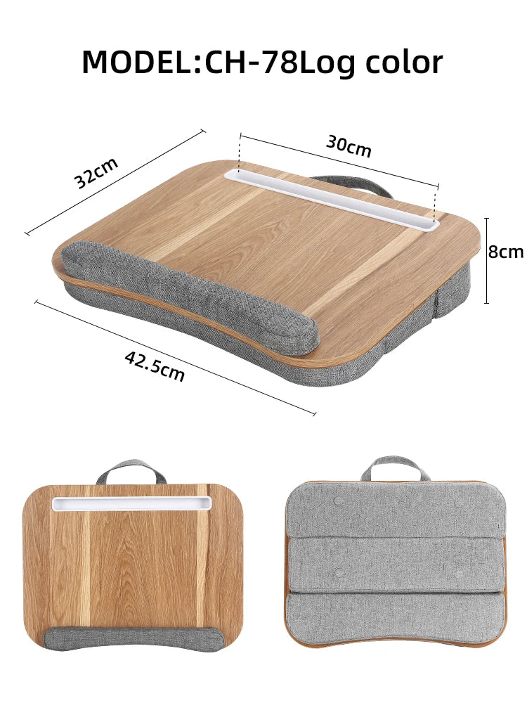 Multifunctional Lapdesk With Adjustable Height For Laptops, Tablets,Mobiles