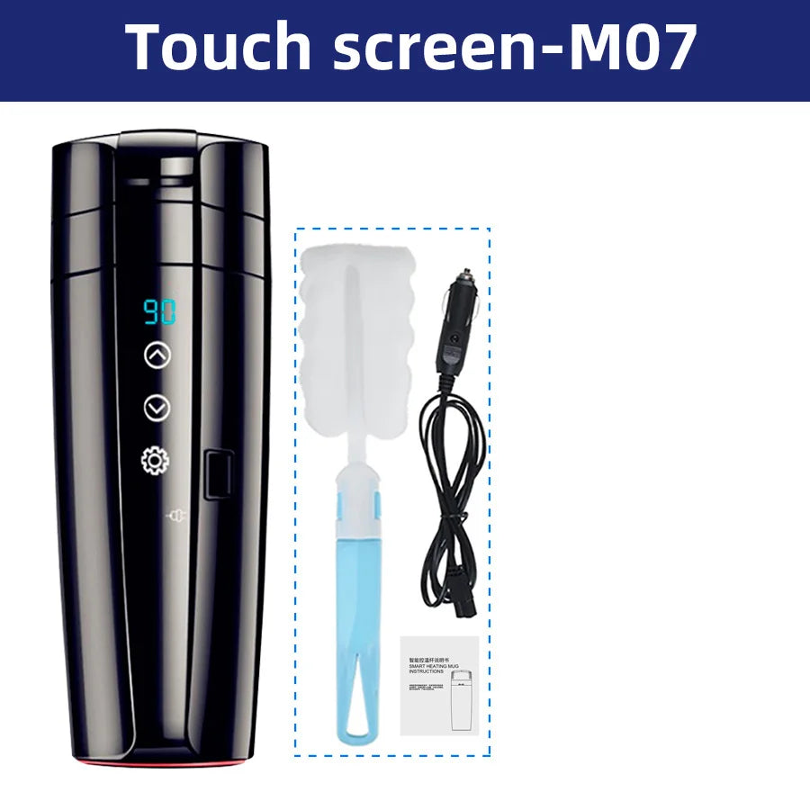 Smart Travel Coffee Mug Warmer with LCD Display