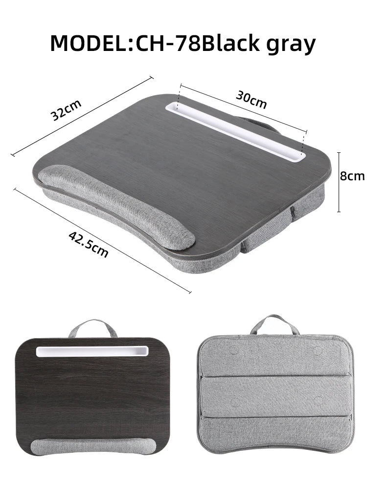 Multifunctional Lapdesk With Adjustable Height For Laptops, Tablets,Mobiles